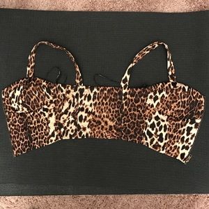 Crop top cheetah print