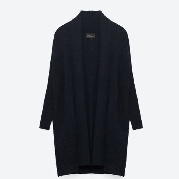 Zara navy blue cardigan