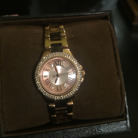 Michael Kors Petite Camille Rose Gold Watch