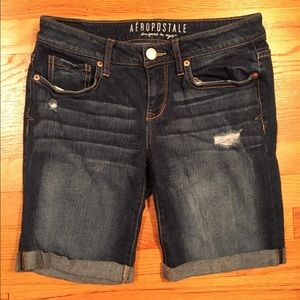 Dark-colored Jean Shorts