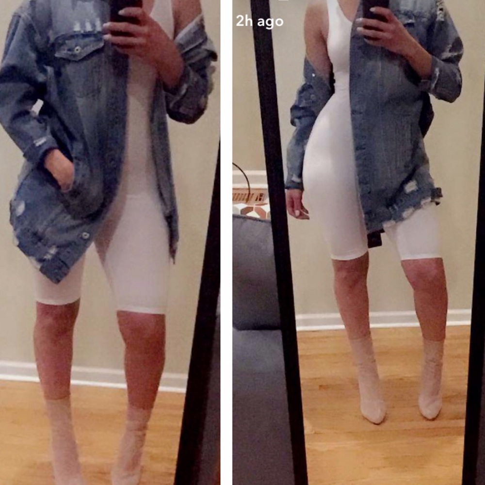Heavy denim oversized jacket new trending