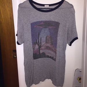Brandy Melville Gray UFO Tee