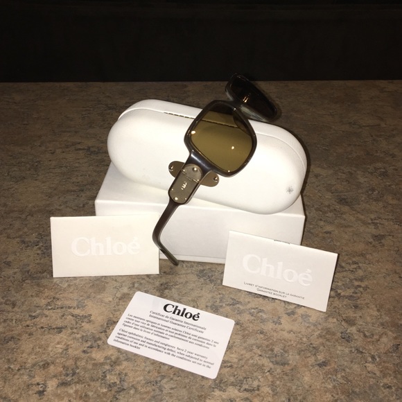 Chloe brand sunglasses.
