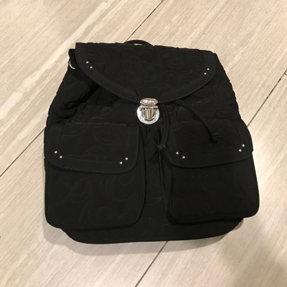 Black Vera Wang backpack