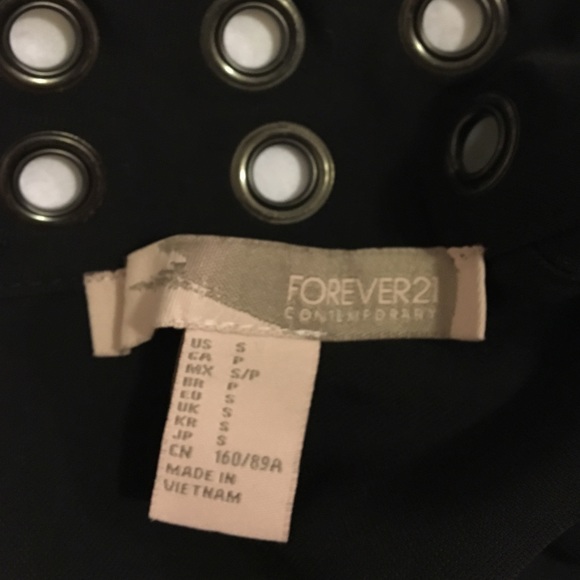 Forever 21 black high neck tank top blouse - Picture 4 of 4
