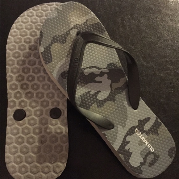 Sandals black army fatigue