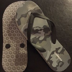 Sandals black army fatigue