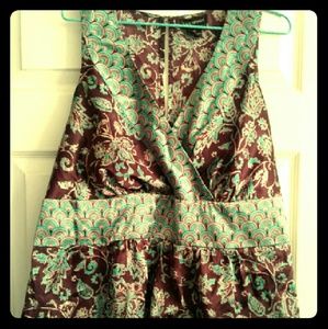 Lane Bryant Satin Dress sleeveless blouse