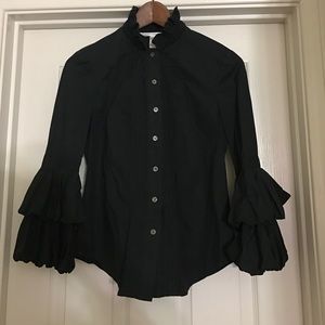 Diane von Furstenberg Black Top