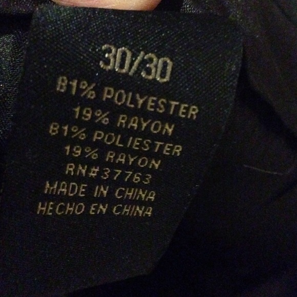 NWOT 30/30 dress slacks. Dark slate grey. - Picture 4 of 4