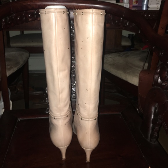 Ninety Union Randi Beige Tall Riding Boot – Chaussures Beige tall boot