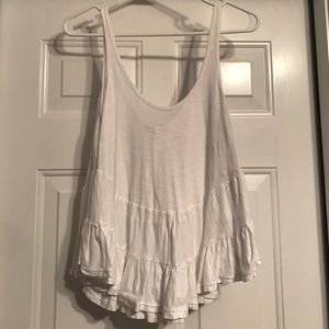 Boutique ruffle tank
