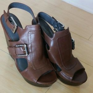 STORE CLOSING!!! Calvin Klein sandal wedges
