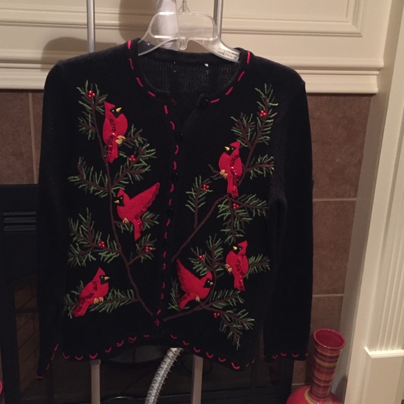 Medium Sweater with Cardinals
