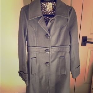 Tulle Slate Grey Coat Size M