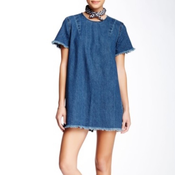 Pistola shift denim dress