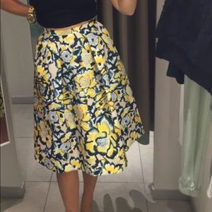 Full floral skirt