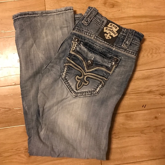 33W/34L ROCK REVIVAL JEANS