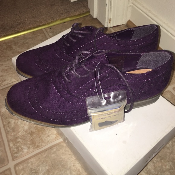 Purple oxfords