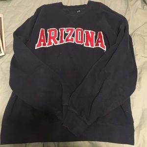 University of Arizona navy blue pullover