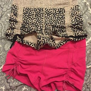 BarLey worn. Spandex shorts. Great. Sold together