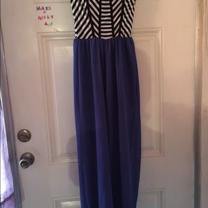 Chiffon strapless romper