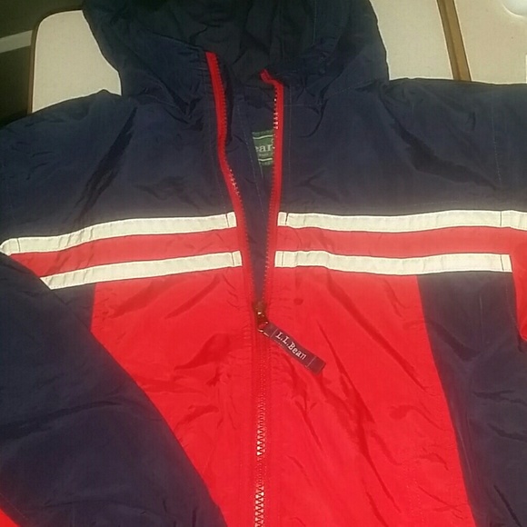 Kids L.L. Bean rain/wind jacket sz S (8)