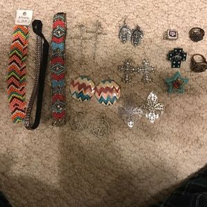 Headband Earrings Rings BUNDLE