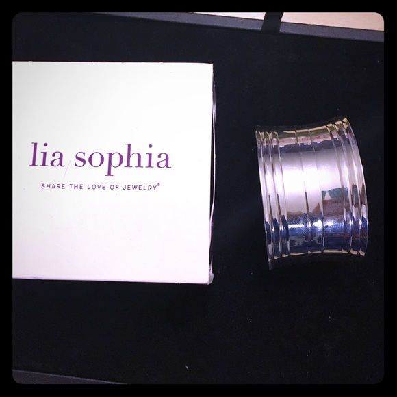 Lia Sophia cuff bracelet.