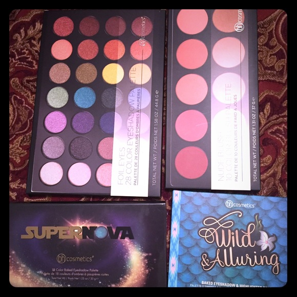 BH Cosmetics SUPER Palette Bundle! 4 Palettes!