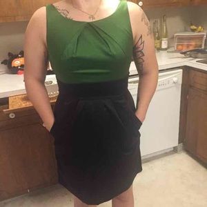 Green black dress size woman's large