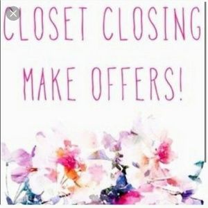 Closing closet! Make an offer