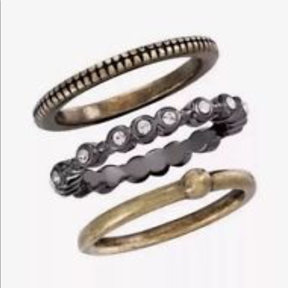 Silpada set of 3 rings