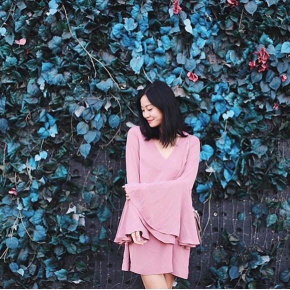 Keepsake Dresses & Skirts - Keepsake Faithful Bell-Sleeve Mini Dress