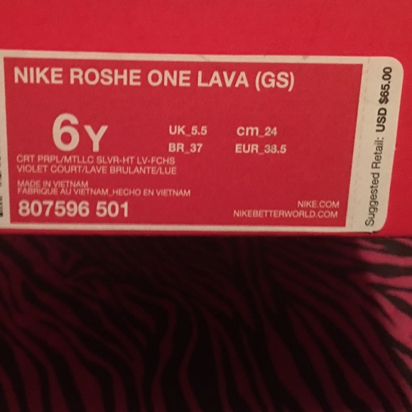 Nike roshe one lava
