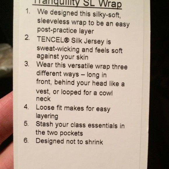 Lululemon wrap - Picture 2 of 4