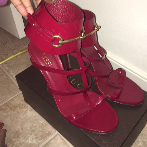 Patent leather Gucci heels