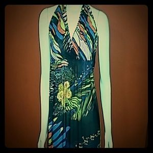 Halter mini dress