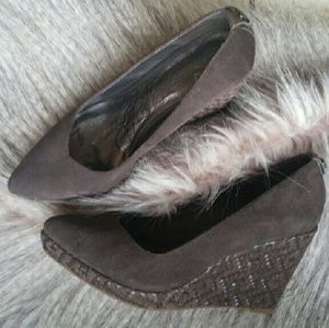 Elliott Lucca Dolce Suede Wedge Pump