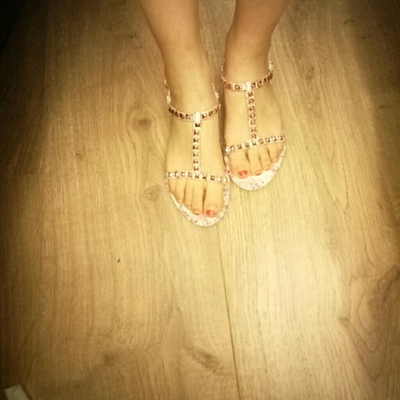 rebecca minkoff studded sandals