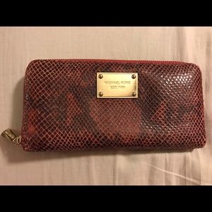 Red MK Wallet