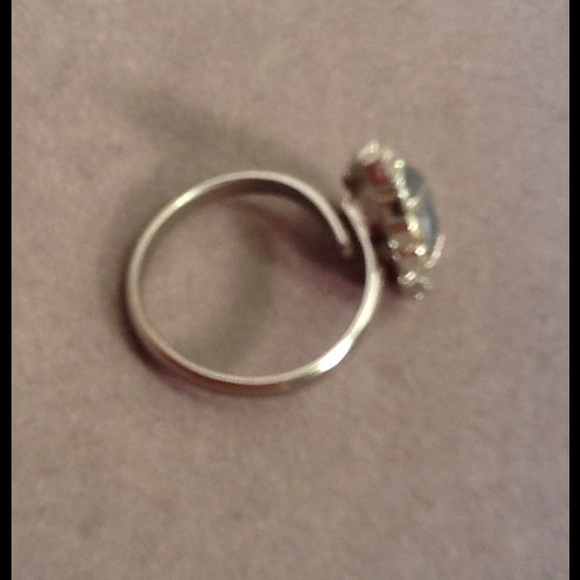 Vintage ACT 11 Ring pear shaped diamond look&stone - Picture 4 of 4