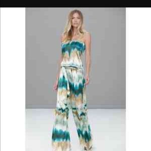 Alexis Lola strapless flared leg jumpsuit