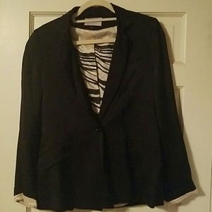 black full sleeve blazer
