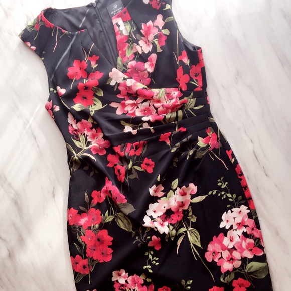 Reserved: Modcloth floral sheath dress 14