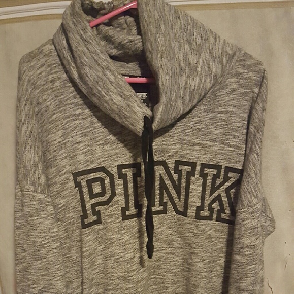 Heather Grey cowl neck sweater