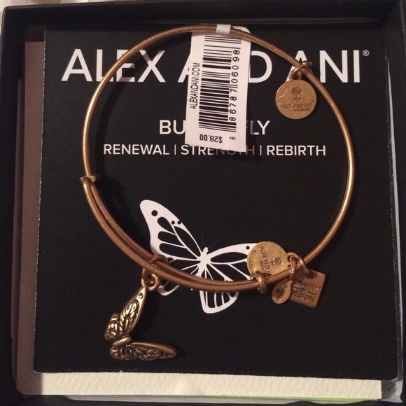 Gold butterfly Alex & Ani