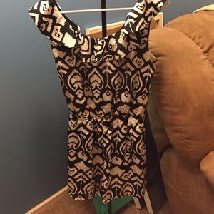 Black and white romper