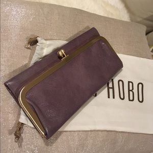 💐NWT HOBO long wallet style Rachel. Slate color