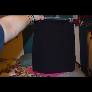 Black pencil skirt